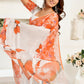 Rajwada White And Orange Cotton Linen Zari Work Saree For Women