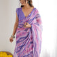 Rajwada Multicolor Georgette Printed Saree For Women