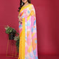 Rajwada Yellow Silk Blend Printed Saree For Women