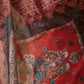 Rajwada Multicolor Linen Cotton Printed Saree For Women