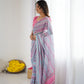 Rajwada Multicolor Georgette Printed Saree For Women