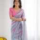 Rajwada Multicolor Georgette Printed Saree For Women