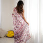 Rajwada Multicolor Georgette Printed Saree For Women