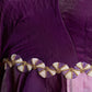 Rajwada Purple Cotton Blend Embellished Co-ord Set For Women