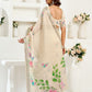 Rajwada Beige Cotton Linen Zari Work Saree For Women