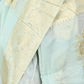 Light Blue Silk Blend Solid Saree