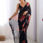 Rajwada Black Georgette Printed Saree For Women