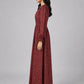 Maroon Cotton Blend Printed Dress