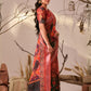 Rajwada Red Linen Cotton Printed Saree For Women