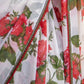 Rajwada White And Red Printed Soft Georgette Saree With Unstitched Blouse For Women