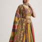 Rajwada Multicolor Organza Silk Printed Stitched lehenga For Women