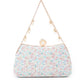 Rajwada Multicolor Shimmer Printed Clutch for Women