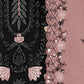 Rajwada Black Georgette Embroidered Semi-Stitched Kurta Set For Women