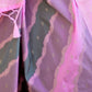 Rajwada Pink Silk Blend Woven Saree With Unstitched Blouse For Women