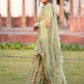 Rajwada Women Light Green Floral Semi Stitched Lehenga With Unstitched Blouse