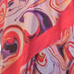 Rajwada Peach Silk Blend Printed Saree With Unstitched Blouse For Women