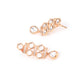 Rajwada Women Golden And White Necklace Set With Statement Earrings
