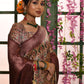 Rajwada Purple Soft Silk Woven Saree With Unstitched Blouse For Women