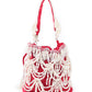 Rajwada Red Embroidered Potli Bag For Women