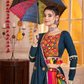Rajwada Multicolor Viscose Cotton Embroidered Semi-Stitched Lehenga Choli For Women