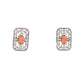 Rajwada White And Tan Alloy Jewellery Set For Women