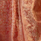 Rajwada Orange Silk Blend Woven Saree With Unstitched Blouse For  Women