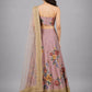 Lavender Silk Blend Embellished Lehenga