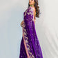 Rajwada Blue Georgette Embellished Saree For Women