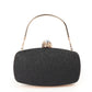 Rajwada Black Crystal Embellished Clutch For Women