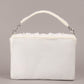 Rajwada White Tassels Embellished Clutch For Women