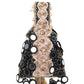 Rajwada Black And Gold Embroidered Potli Bag with Tassels For Women