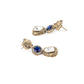 Rajwada White And Blue Alloy Jewellery Set For Women