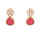 Rajwada White And Red Alloy Jewellery Set For Women