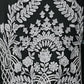 Rajwada Black Silk Blend Embroidered Semi-Sitched Kurta Set For Women
