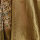 Rajwada Green Soft Silk Woven Saree With Unstitched Blouse For Women