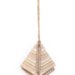 Rajwada Peach Structured Pyramid Clutch Bag For Women