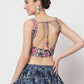 Rajwada - Dark Blue Lehenga Choli Set