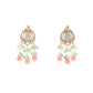 Rajwada Pink And Green Alloy Jewellery Set For Women