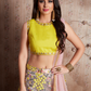 Rajwada Women Peach Embroidered Semi Stitched Lehenga With Unstitched Blouse