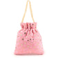 Rajwada Women Pink Lucknow Chikankari Embroidered Potli Bag