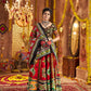 Rajwada Maroon Cotton Blend Embroidered Semi-Stitched lehenga For Women
