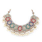 Rajwada Multicolor Beads And Kundan Embellished Choker Neck Piece For Women