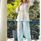 Rajwada Multi Color Muslin Printed Indo Western Co Ord Set For Women