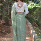 Rajwada Light Green Embroidered Simmar Saree with Unstitched Blouse for Women