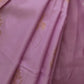 Rajwada Lavender Soft Silk Woven Saree With Unstitched Blouse For Women