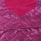 Rajwada Women Pink Sequence Semi Stitched Lehenga With Unstitched Blouse