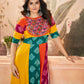 Rajwada Multicolor printed Rayon Stitched Kurti For Women