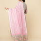 Rajwada Pink Cotton Blend Printed Stitched Kurta Set For Women