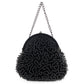 Rajwada Women Black Beaded Mindful Batuwa Bag