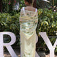 Rajwada Light Green Printed Chiffon Saree with Unstitched Blouse for Women